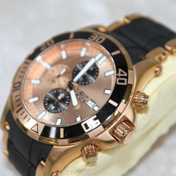 Invicta 80141 Sea Spider Men's Watch Quartz Stainless Steel  rose gold black - Picture 10 of 16